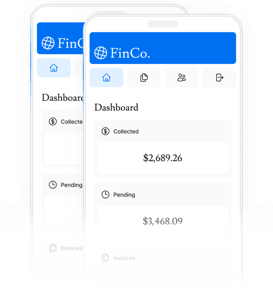 Screenshot of dashboard project shwoing mobile version